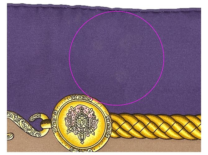 Hermès Hermes Les Tambours Scarf Braun Mehrfarben Lila - Ansicht 11