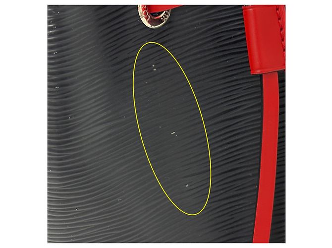 Borsa a mano Louis Vuitton in pelle Epi Nero Rosso Blu Giallo - vista 12