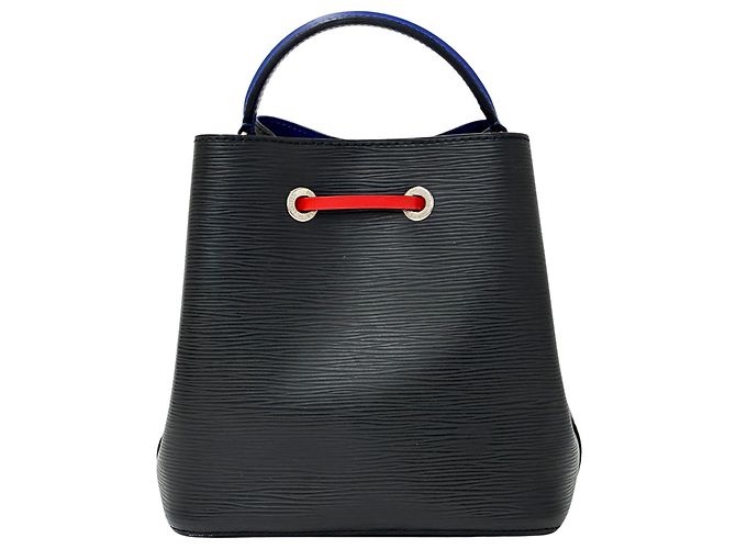 Borsa a mano Louis Vuitton in pelle Epi Nero Rosso Blu Giallo - vista 2
