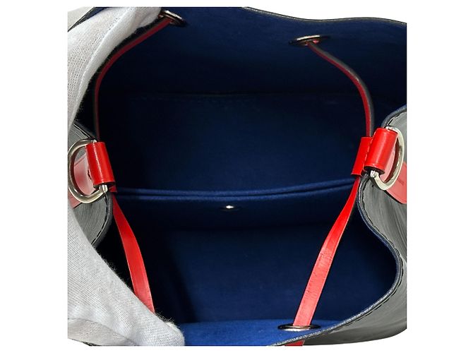Borsa a mano Louis Vuitton in pelle Epi Nero Rosso Blu Giallo - vista 5