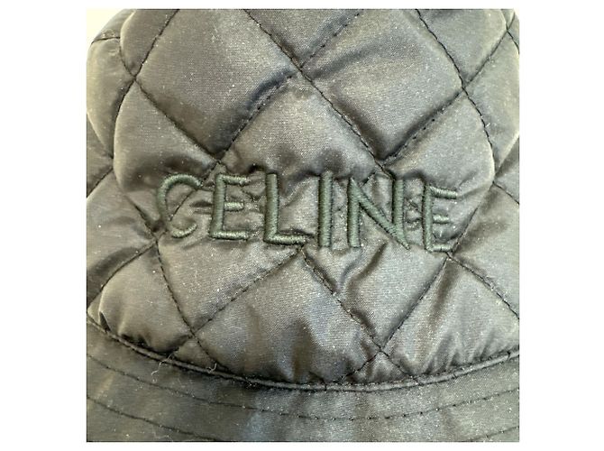 Céline Celine gesteppter Bucket Hat in Black Schwarz - Ansicht 7