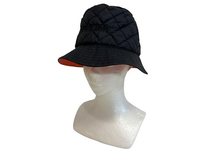 Céline Celine gesteppter Bucket Hat in Black Schwarz - Ansicht 8