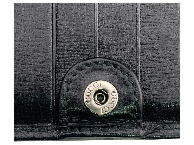 Conjunto de Carteira Longa e Porta-cartões Fragment Gucci GG Supreme Preto - vista 7