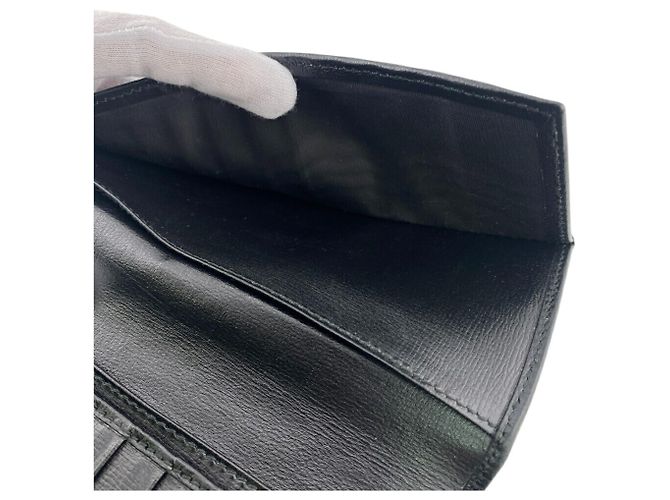 Conjunto de Carteira Longa e Porta-cartões Fragment Gucci GG Supreme Preto - vista 8