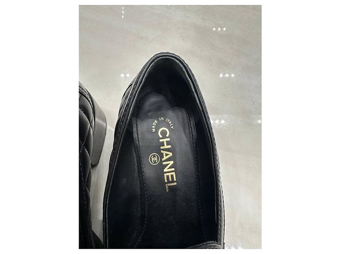 Timeless Chanel 23C Paris–Monte Carlo Mocassini Matelassé CC Heart Sz.39 Usato - vista 11