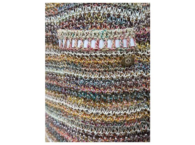 CHANEL 17C Cuba Collection Strickkleid Multicolor Sz.34 gebraucht - Ansicht 8
