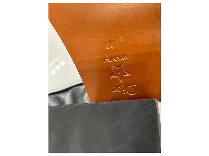 Christian Dior Splendidi Stivali Diorider in pelle nera al ginocchio, EU 38, usati - vista 4