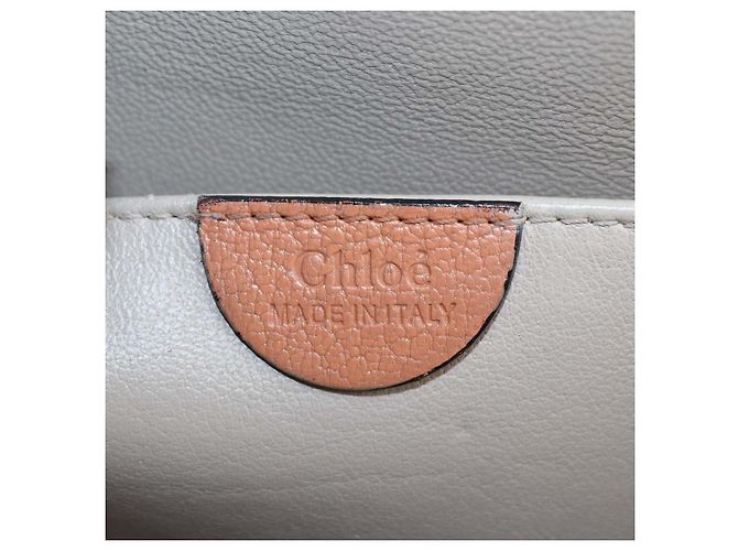 Chloé Borsa a tracolla Elsie Medium in pelle color pesca Chloe - vista 5