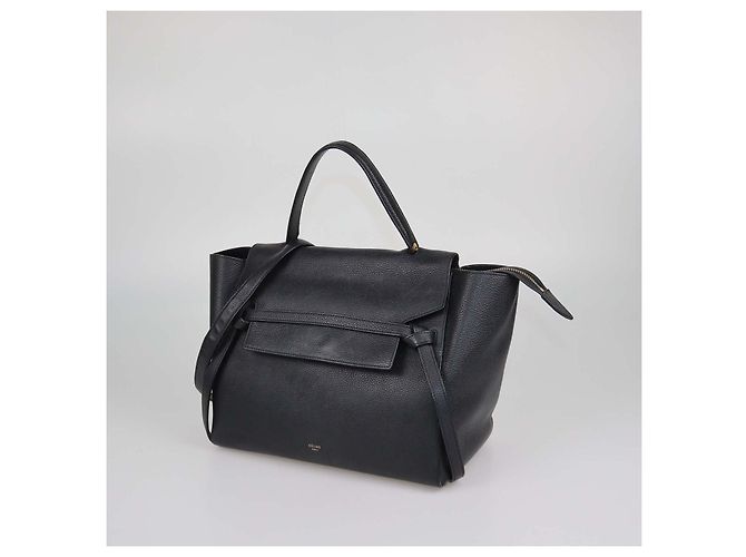 Céline Mini borsa a mano Celine Belt in pelle nera Nero - vista 2