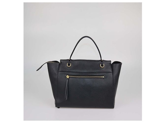 Céline Mini borsa a mano Celine Belt in pelle nera Nero - vista 3