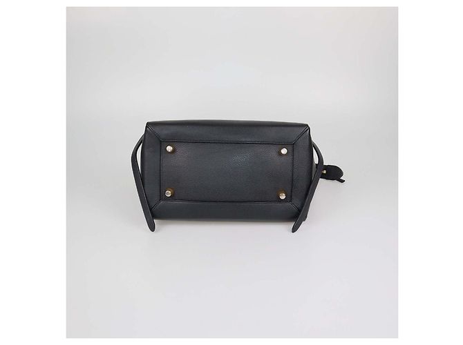 Céline Mini borsa a mano Celine Belt in pelle nera Nero - vista 4