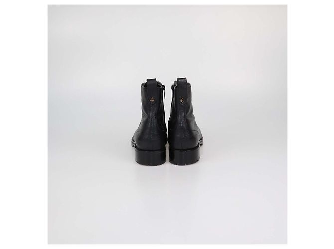 Stivaletti string-up Cruz in pelle nera Jimmy Choo Nero - vista 5