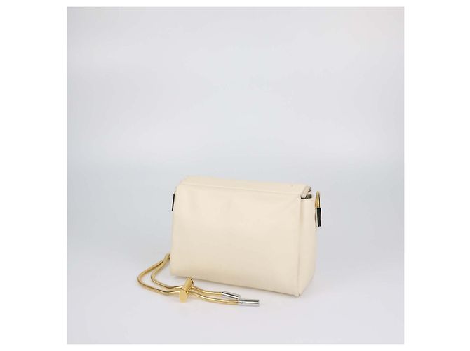 Borsa a tracolla Medium Toggle Marni in pelle crema Crudo - vista 2