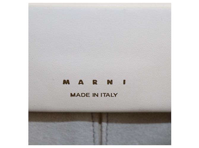 Borsa a tracolla Medium Toggle Marni in pelle crema Crudo - vista 5