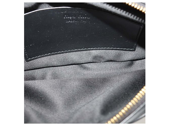 Borsa cintura Miu Miu in pelle nera con logo Nero - vista 6