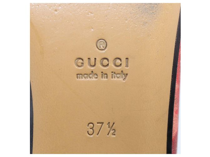 Mules Gucci Multicolor GG Supreme Canvas Blooms Princetown Horsebit Multicolore - vista 6