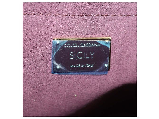 Borsa Sicily Medium Soft in pelle bianca Dolce & Gabbana Bianco - vista 5