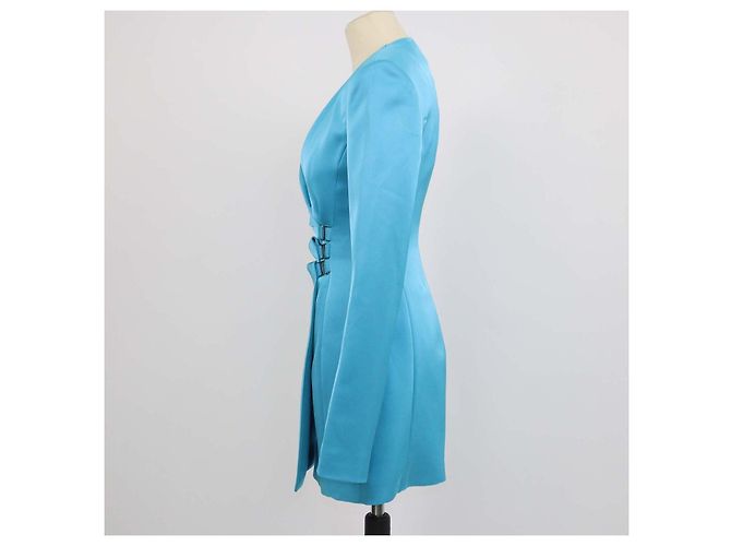 The Attico Capri Blue Jacqueline Mini-Kleid aus Polyester Blau - Ansicht 2