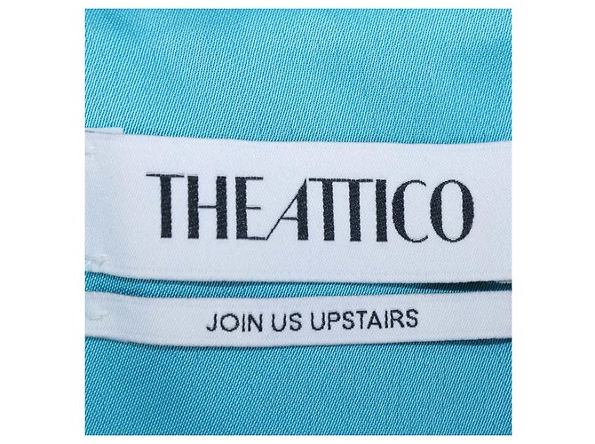 The Attico Capri Blue Jacqueline Mini-Kleid aus Polyester Blau - Ansicht 5
