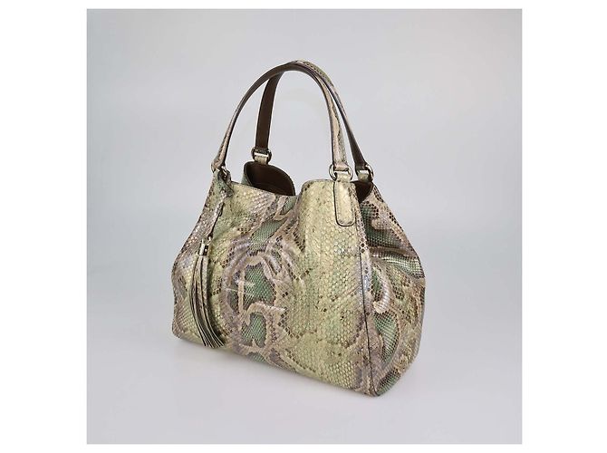 Borsa Soho Tote Gucci Dubai Edition in pitone multicolore - vista 2