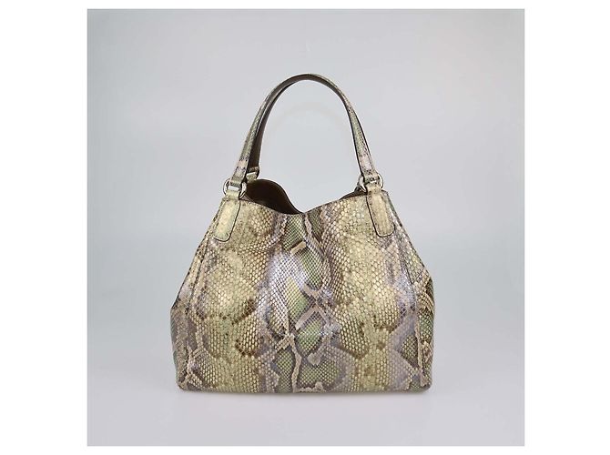 Borsa Soho Tote Gucci Dubai Edition in pitone multicolore - vista 3