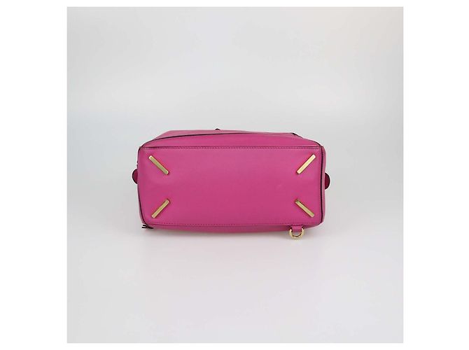 Borsa Puzzle Medium in pelle fucsia Loewe Rosa - vista 4