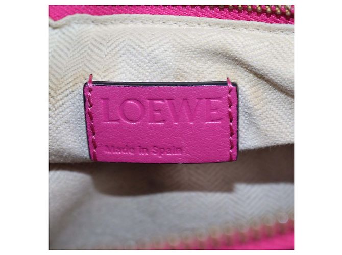 Borsa Puzzle Medium in pelle fucsia Loewe Rosa - vista 5