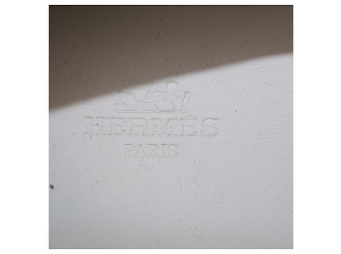 Hermès Mocassini Ignacio in camoscio Beige Esquisse Hermes Grigio - vista 7