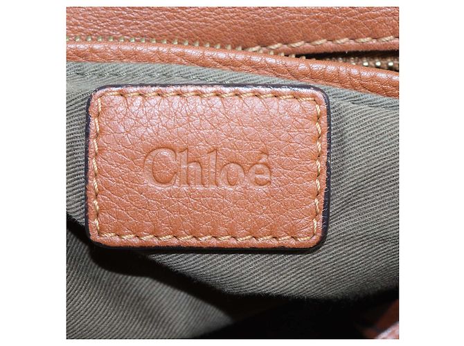 Chloé Borsa a tracolla Chloe Marcie Medium in pelle marrone - vista 5