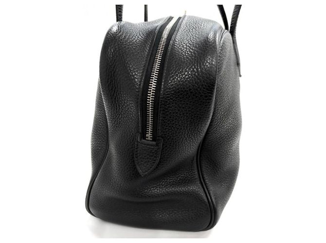 Hermès Borsa Hermes Taurillon Clemence Victoria 35 Nero - vista 3