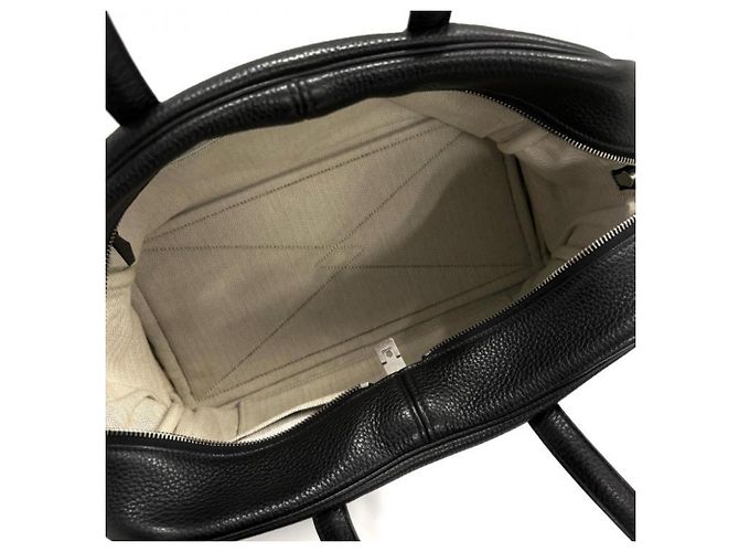 Hermès Borsa Hermes Taurillon Clemence Victoria 35 Nero - vista 5