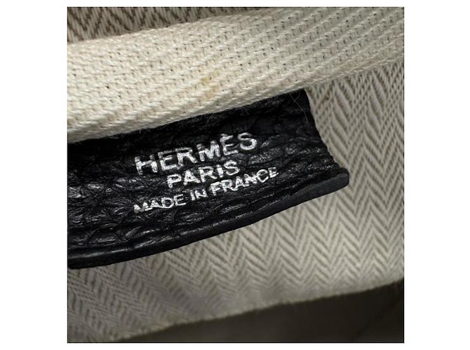 Hermès Borsa Hermes Taurillon Clemence Victoria 35 Nero - vista 6