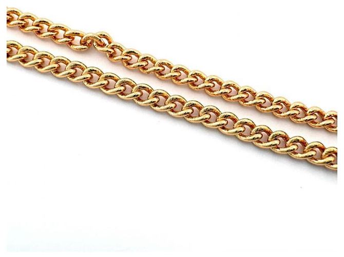 Céline Collar de doble cadena Celine Triomphe Dorado - vista 3