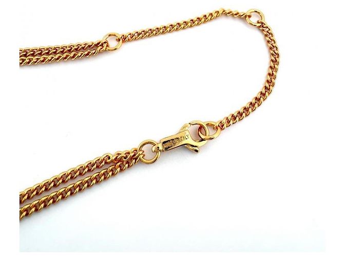 Céline Collar de doble cadena Celine Triomphe Dorado - vista 4