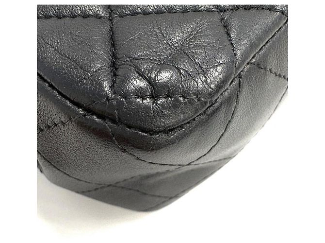 Borsa a tracolla Chanel Lambskin Matelassé 20 con catena Nero - vista 9