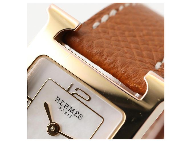 Hermès Reloj de pulsera Hermes H-Watch White Shell - vista 10