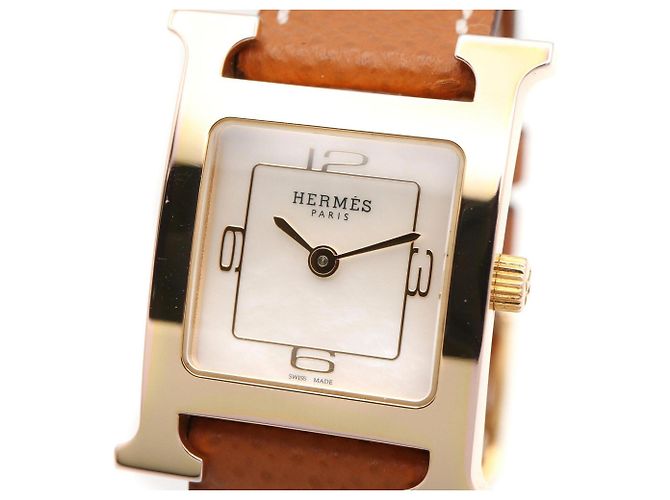 Hermès Reloj de pulsera Hermes H-Watch White Shell - vista 3