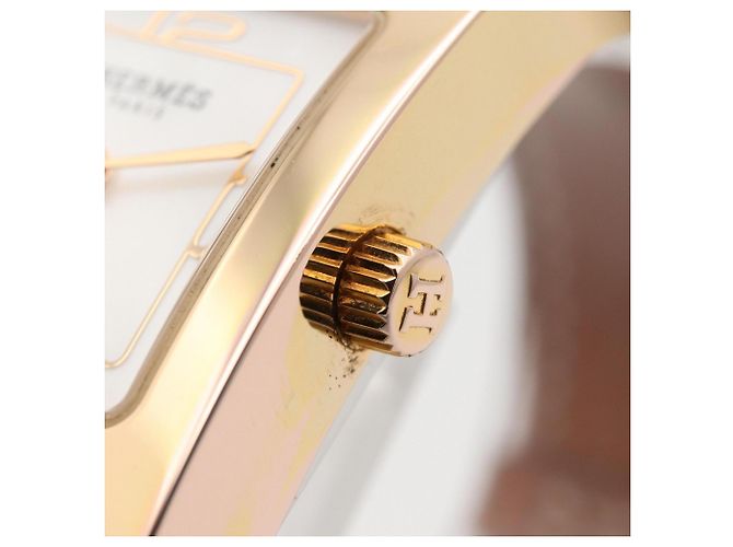 Hermès Reloj de pulsera Hermes H-Watch White Shell - vista 7