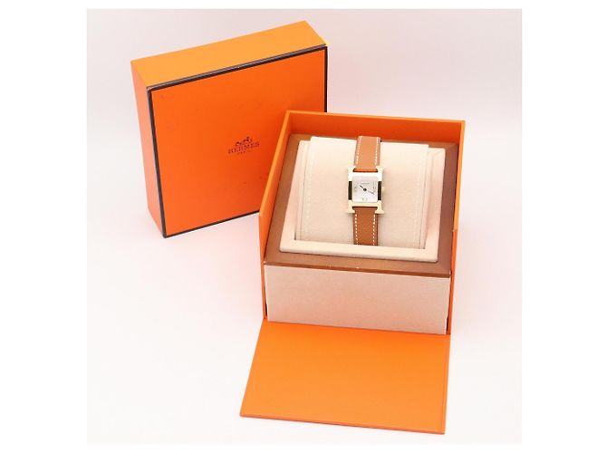 Hermès Reloj de pulsera Hermes H-Watch White Shell - vista 9