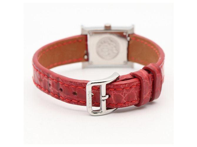 Hermès Reloj de pulsera Hermes H-Watch Mini White Shell - vista 5