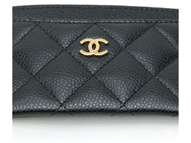 Porta-cartões Classic Matelassé Chanel Preto - vista 3