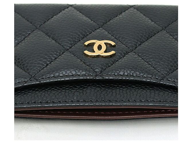 Porta-cartões Classic Matelassé Chanel Preto - vista 4
