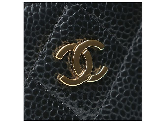 Porta-cartões Classic Matelassé Chanel Preto - vista 5