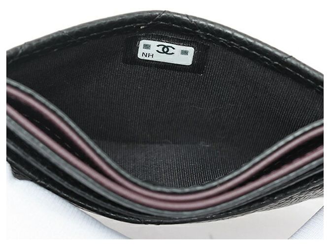 Porta-cartões Classic Matelassé Chanel Preto - vista 7