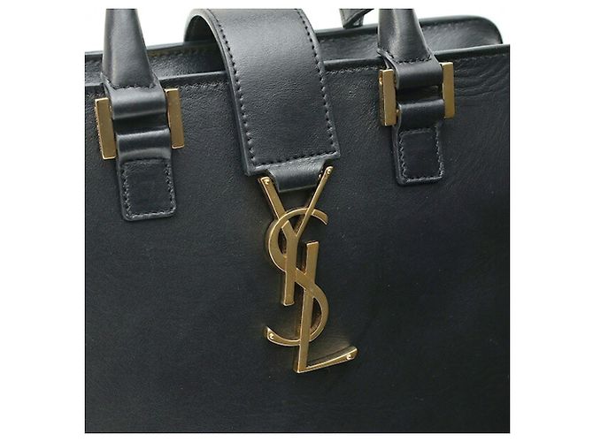 Borsa a tracolla Saint Laurent Baby Cabas Nero - vista 5