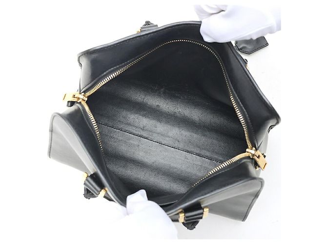 Borsa a tracolla Saint Laurent Baby Cabas Nero - vista 8