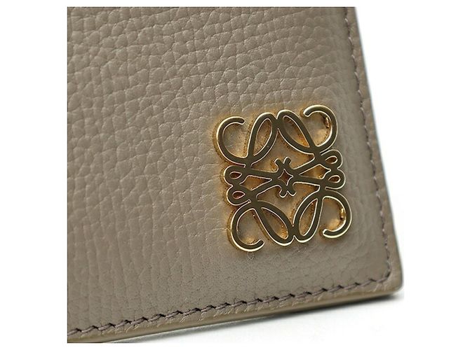 Tarjetero liso Anagram Loewe Castaño - vista 4