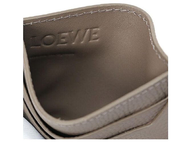 Tarjetero liso Anagram Loewe Castaño - vista 5