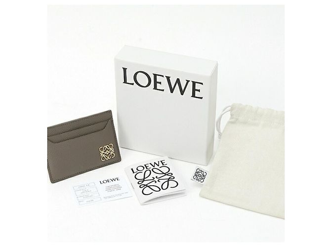 Tarjetero liso Anagram Loewe Castaño - vista 6