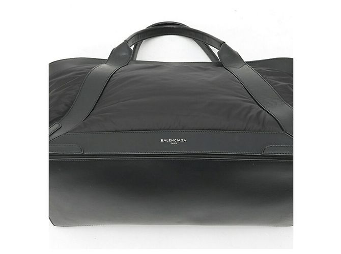 Borsa Cabas M Balenciaga Navy Nero - vista 4